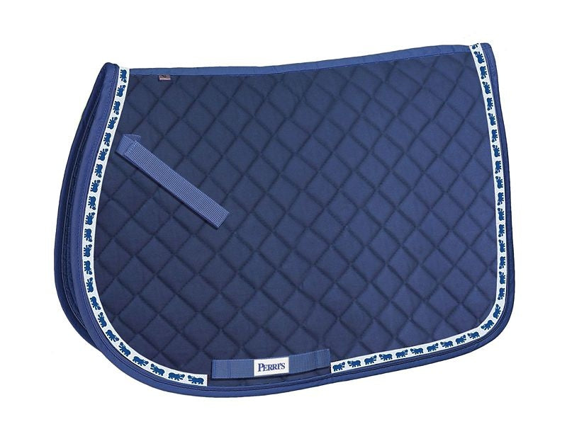 Perris Pony Saddle Pad With Ribbon Trim Pony