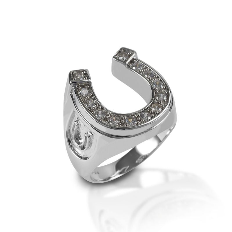 Kelly Herd Mens Horseshoe Ring 10