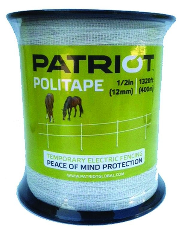 Patriot Polytape 660ft x 1/2 White
