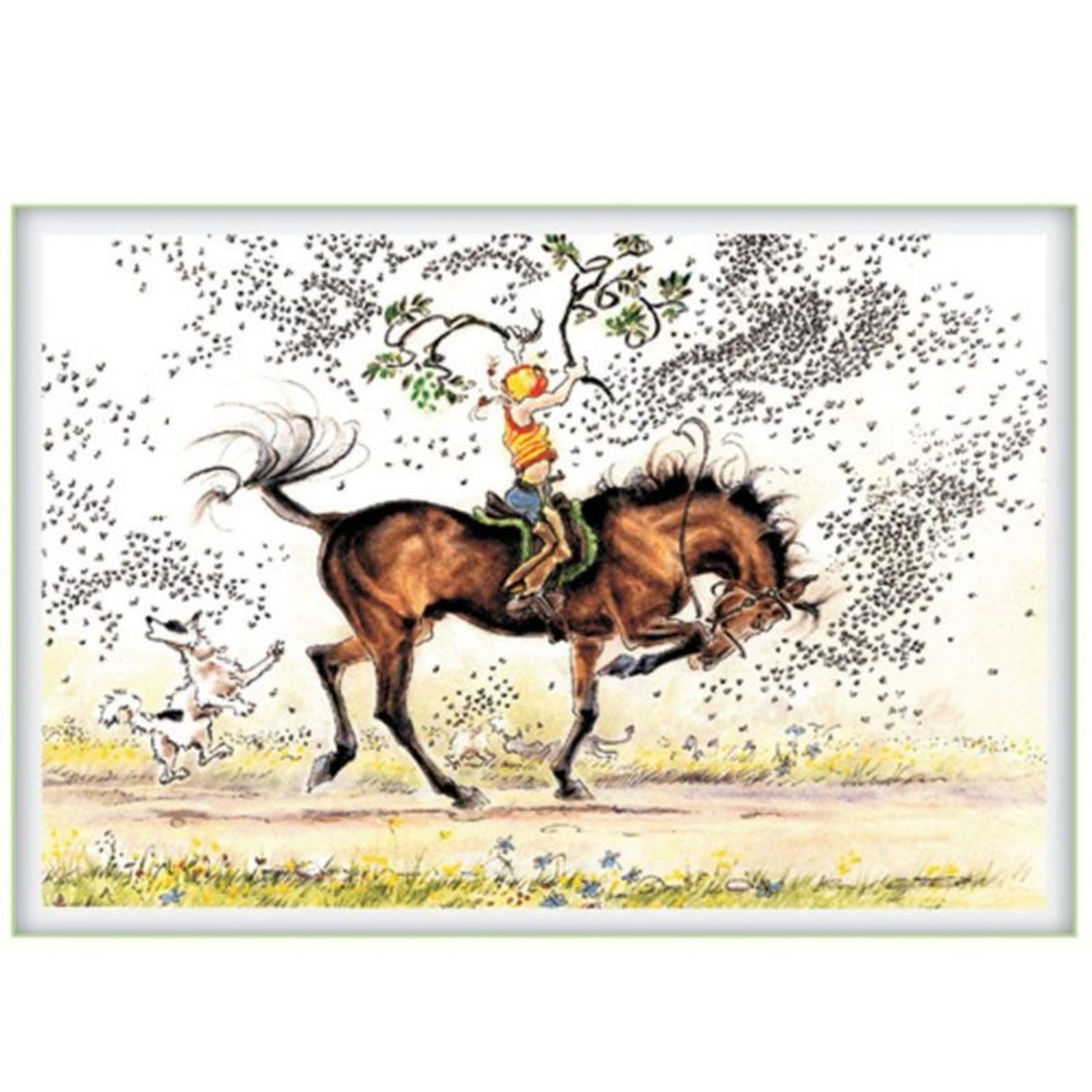 Mounted Aerobics Blank Cards - 6 Pack