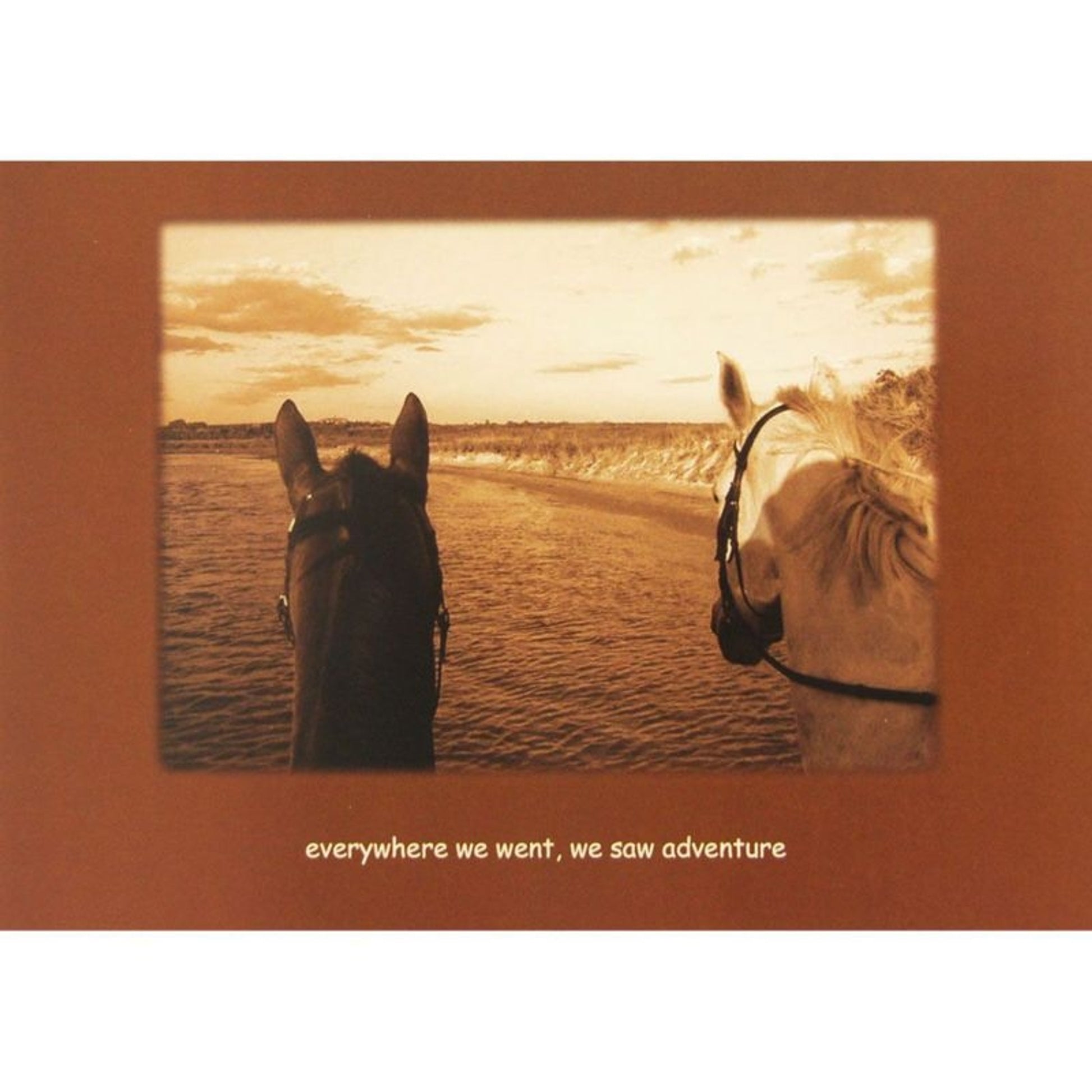 Sympathy Horse Everywhere We Went Cards 6 Pack