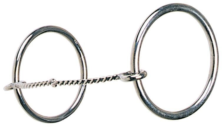 Reinsman Stage E Medium Loose Ring Snaffle Brn