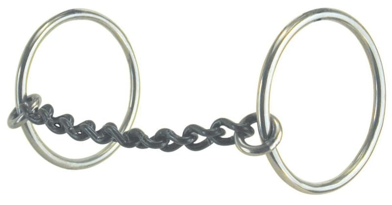 Stage A Medium Loose Small Chain Ring Snaffle Brn