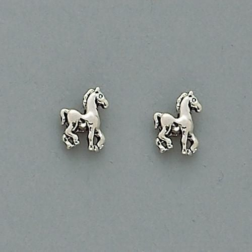 Tiny Prancing Foal Earrings