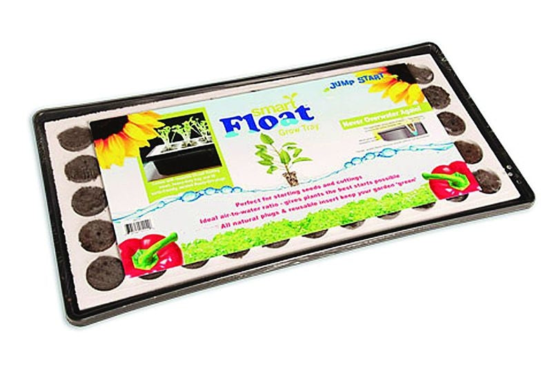 Hydrofarm Jump Start Smart Float Grow Tray with Plugs