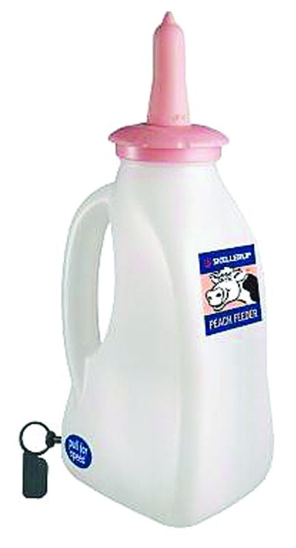Peach Teat Handheld Bottle 2 Quart Pink