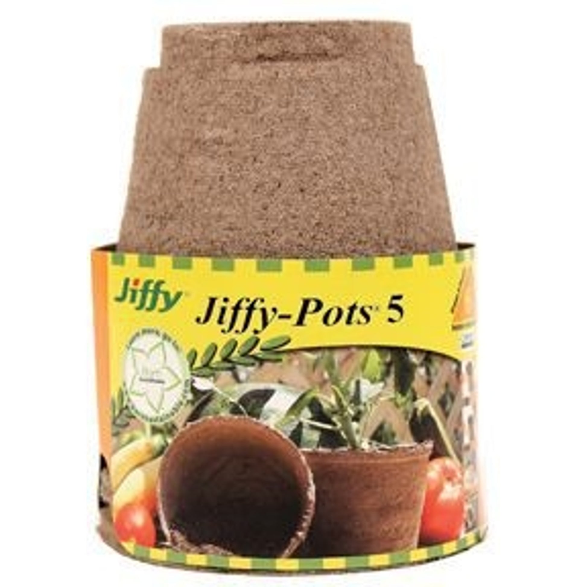 Jiffy Peat Pot 5 inch 6 Pack