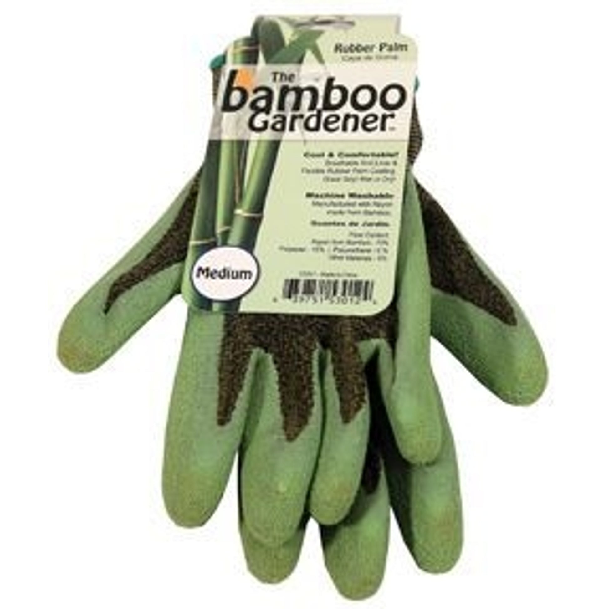 Bamboo Gardener Garden Gloves Small Green