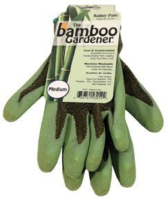 Bamboo Gardener Garden Gloves Small Green