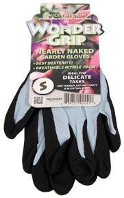 Wonder Grip Nearly Naked Garden Gloves Small