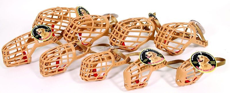 Plastic Basket Muzzle 2 Tan