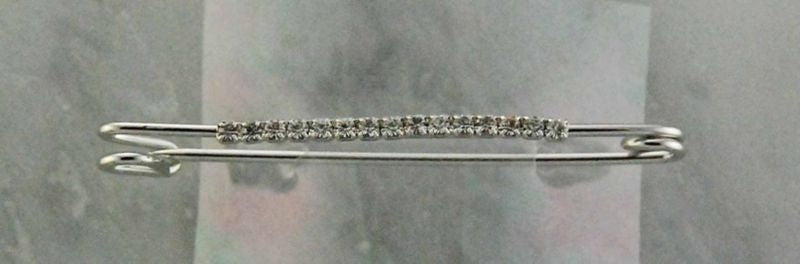 Finishing Touch Rhinestone Strip Stock Pin 2in
