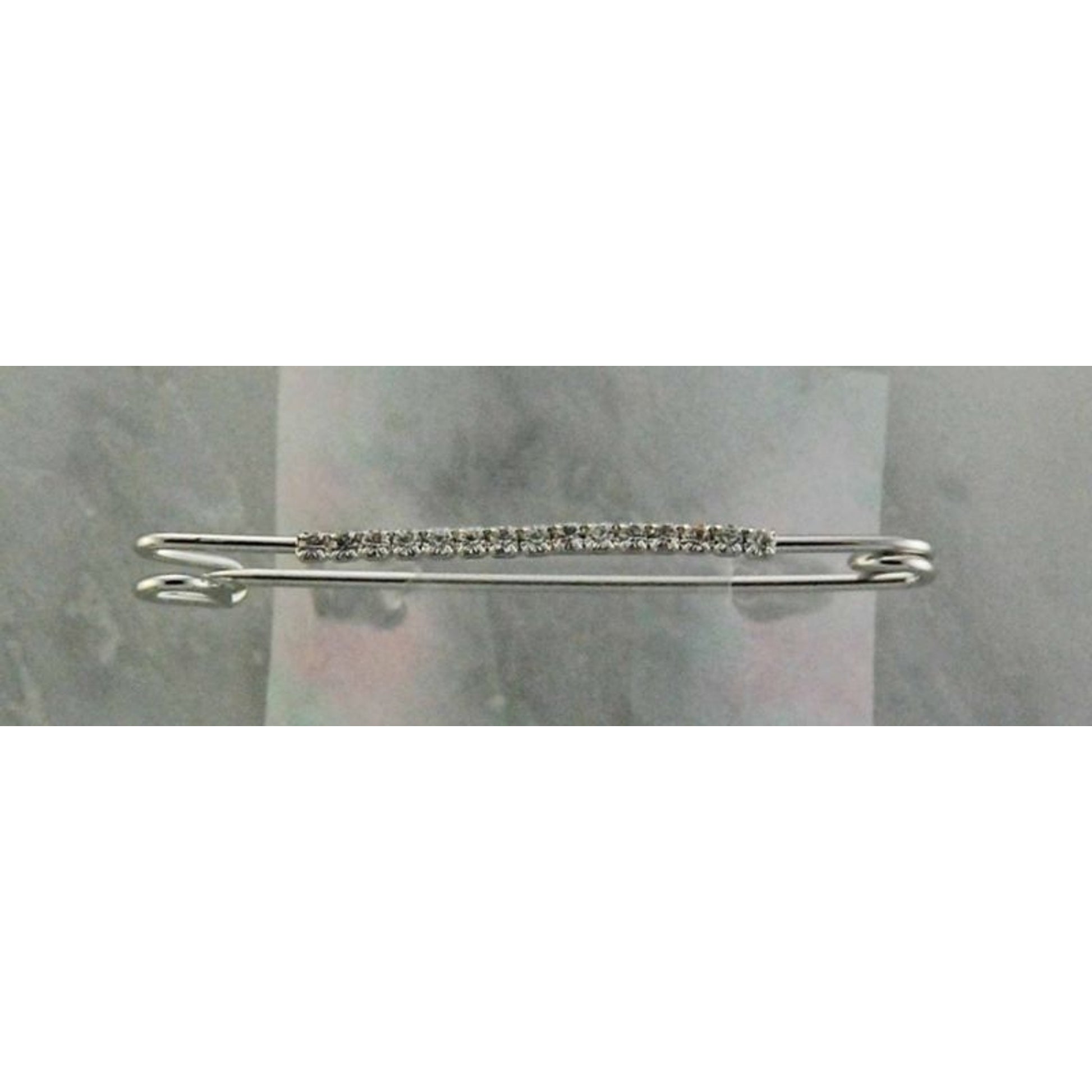Finishing Touch Rhinestone Strip Stock Pin 2in