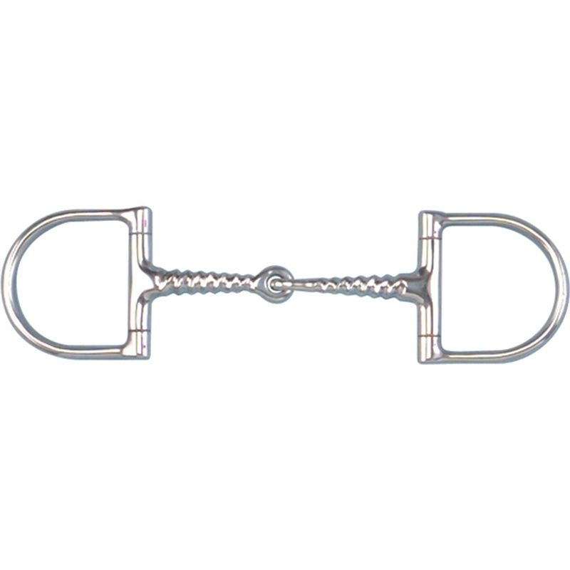 Toklat Pony Corkscrew Snaffle Dee - 2 1/2" Rings 4