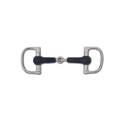 Toklat Soft Rubber Mouth Dee Snaffle 4.75