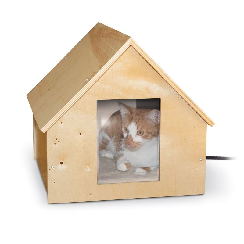 KH Mfg Birchwood Manor Heated Thermo-Kitty Home