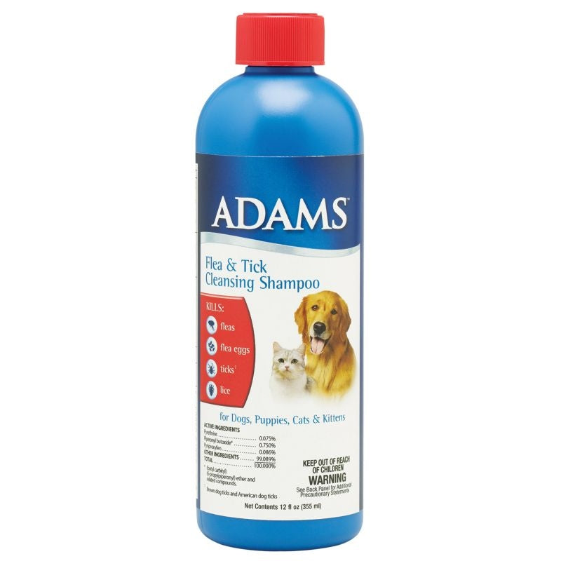 Adams Plus Flea & Tick Shampoo with Precor