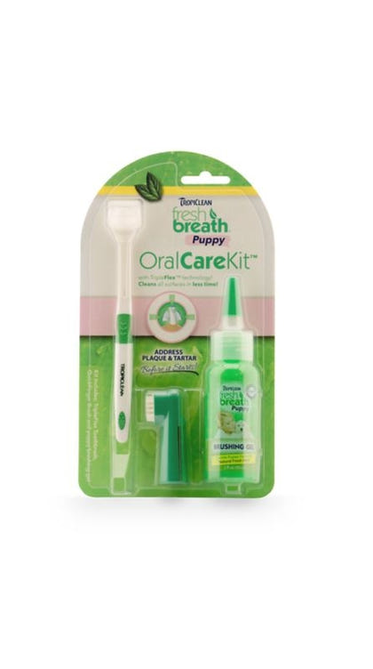 Tropiclean Fresh Breath Oral Care Kit for Puppy