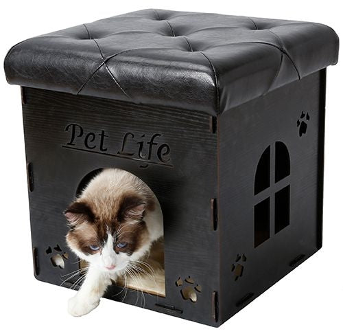 Pet Life Foldaway Collapsible Cat House