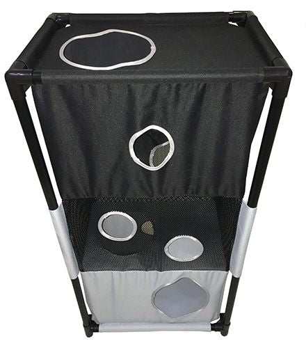 Pet Life Kitty-Square Play-Active Cat House