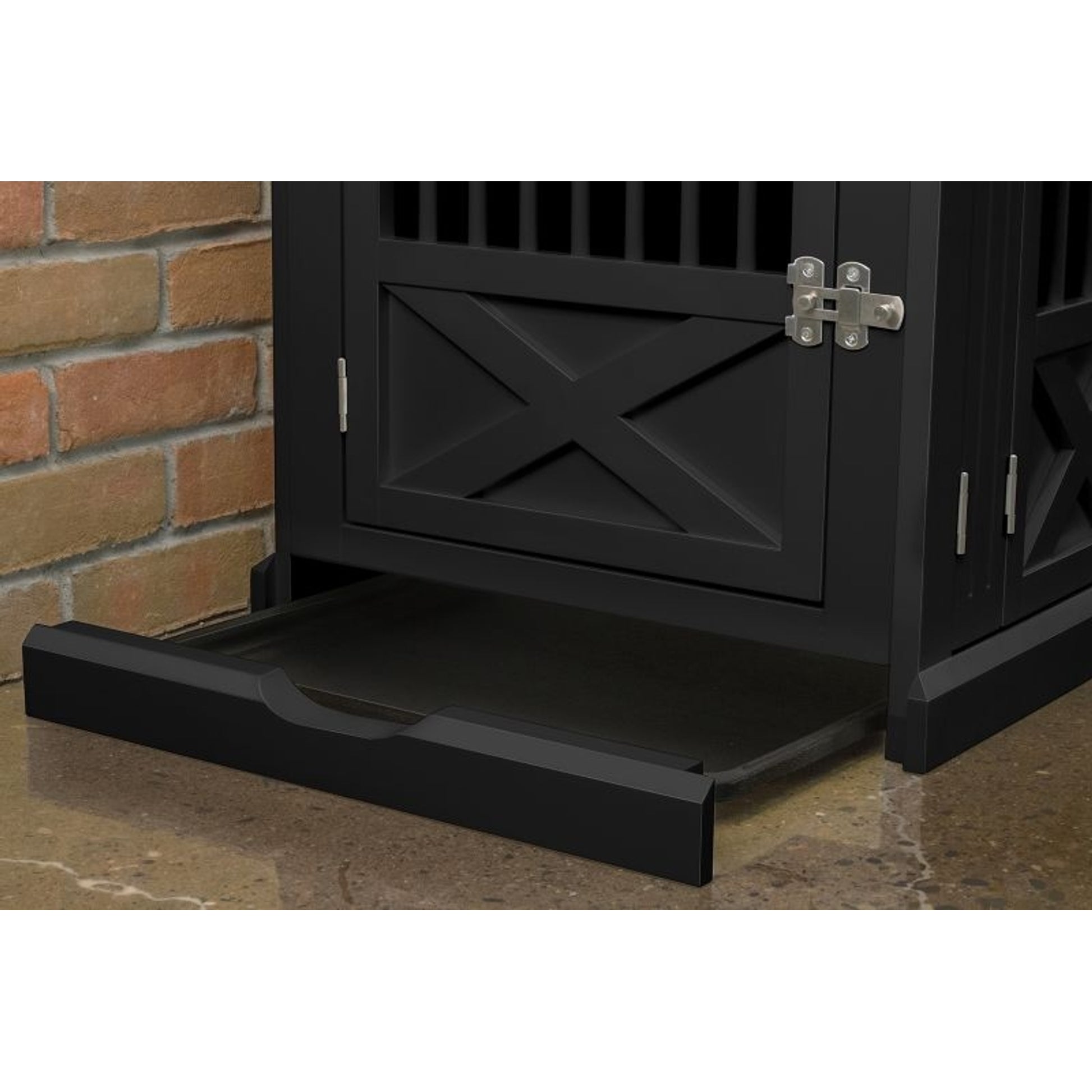 Merry Products Triple Door Medium Dog Crate