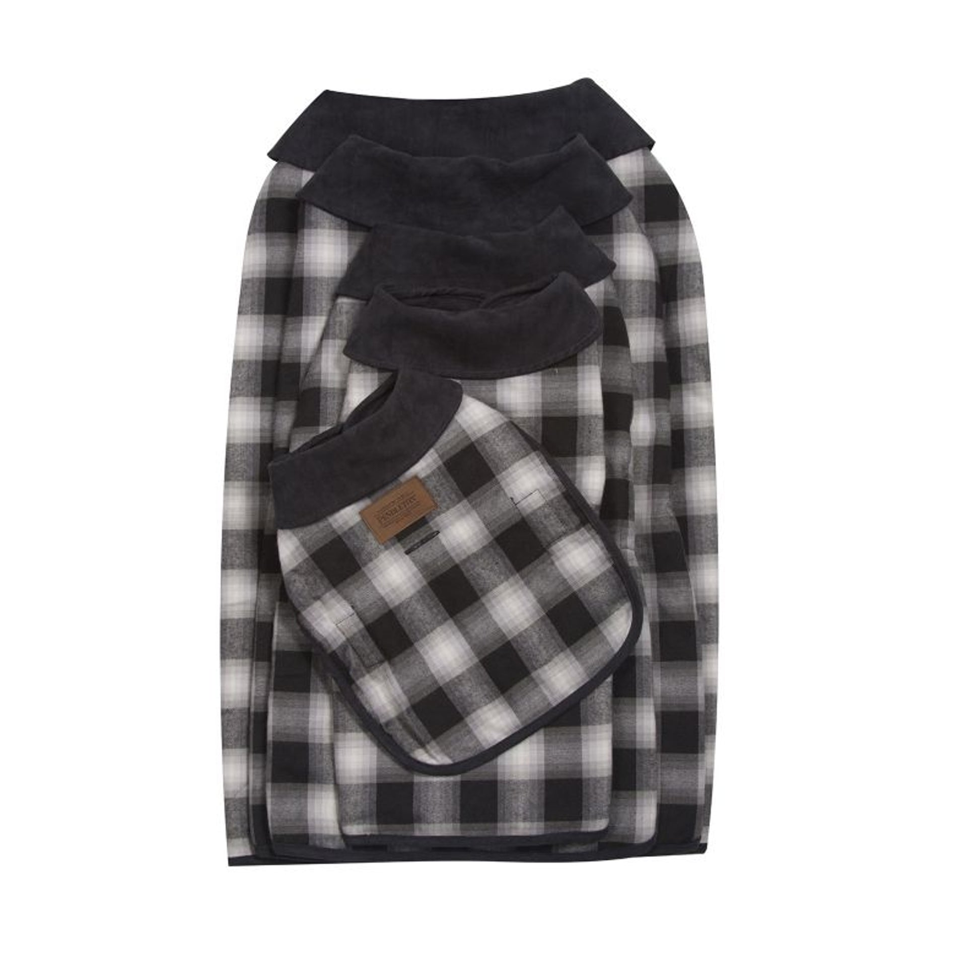 Pendleton Charcoal Ombre Dog Coat