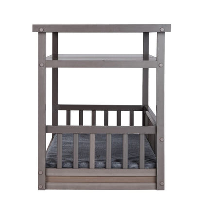 New Age Pet ecoFLEX Grey Dog Bed/Nightstand