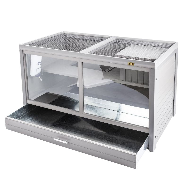 New Age Pet ecoFLEX Grey Park Avenue Indoor Hutch