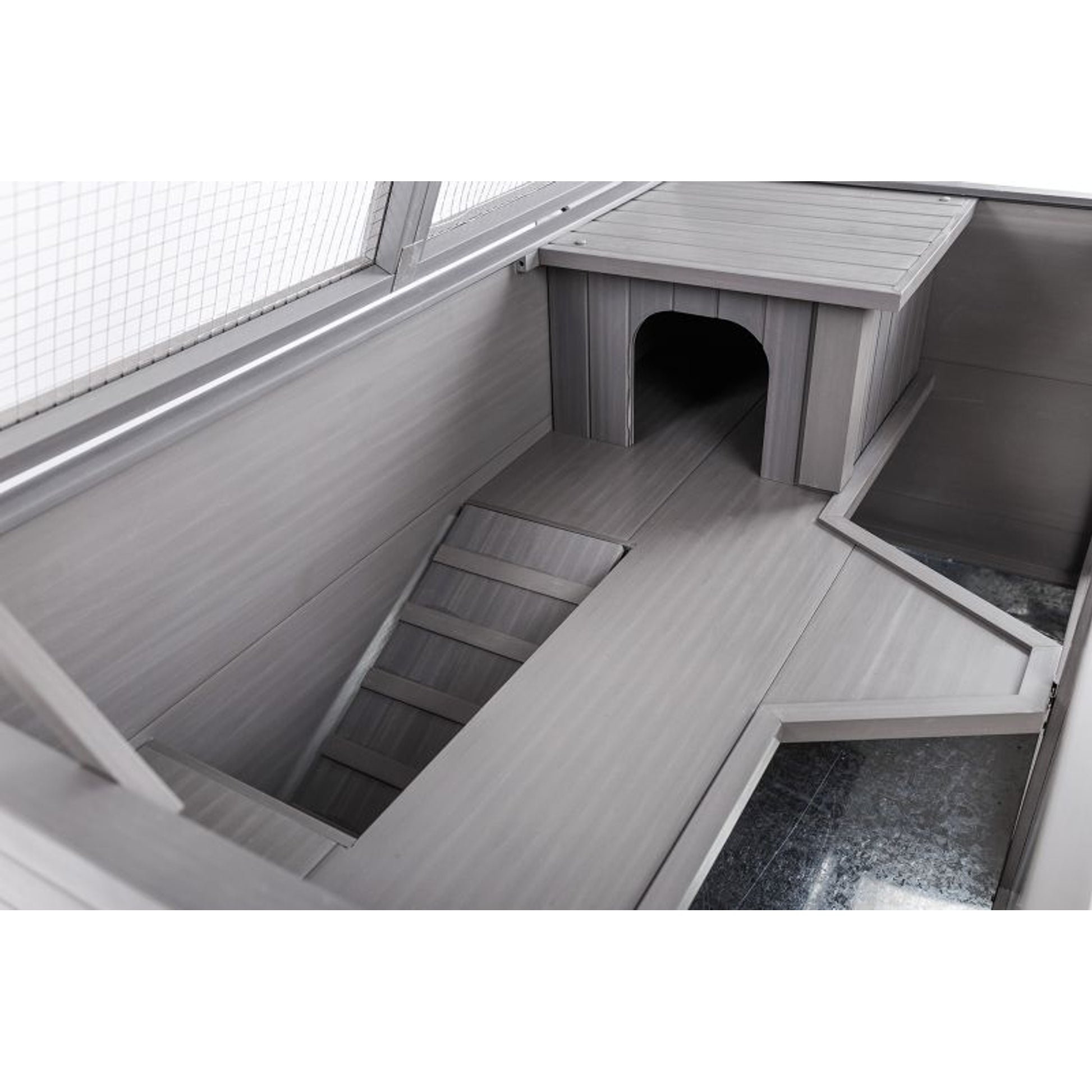 New Age Pet ecoFLEX Grey Park Avenue Indoor Hutch