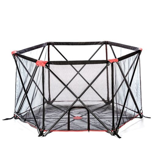 Carlson Pet Portable Six-Panel Red Pet Pen
