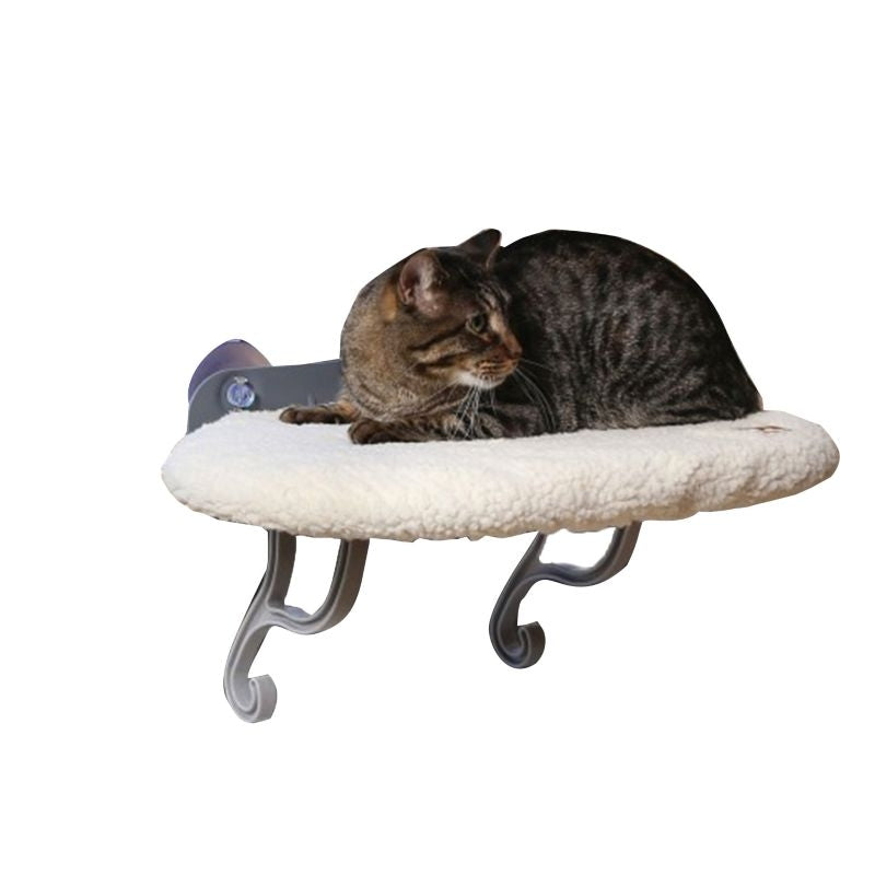 KH Mfg White Universal Mount Kitty Sill