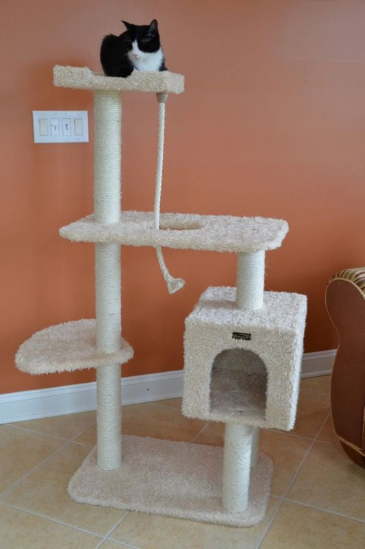 Armarkat Real Wood A5708 Faux Fur Cat Scratch