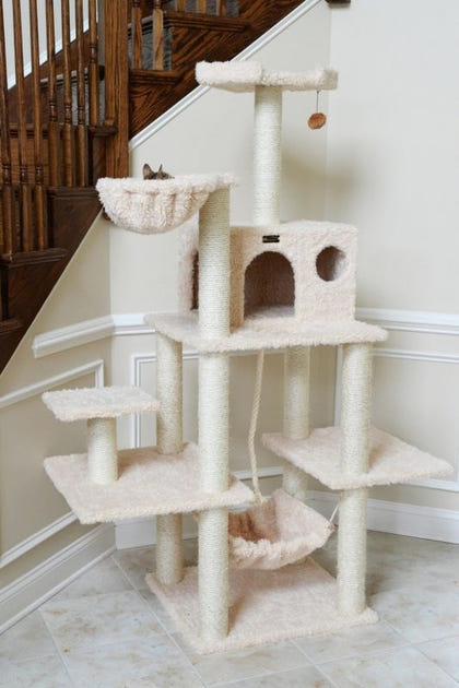 Armarkat Real Wood A6901 Cat Tree w Hammock Bed