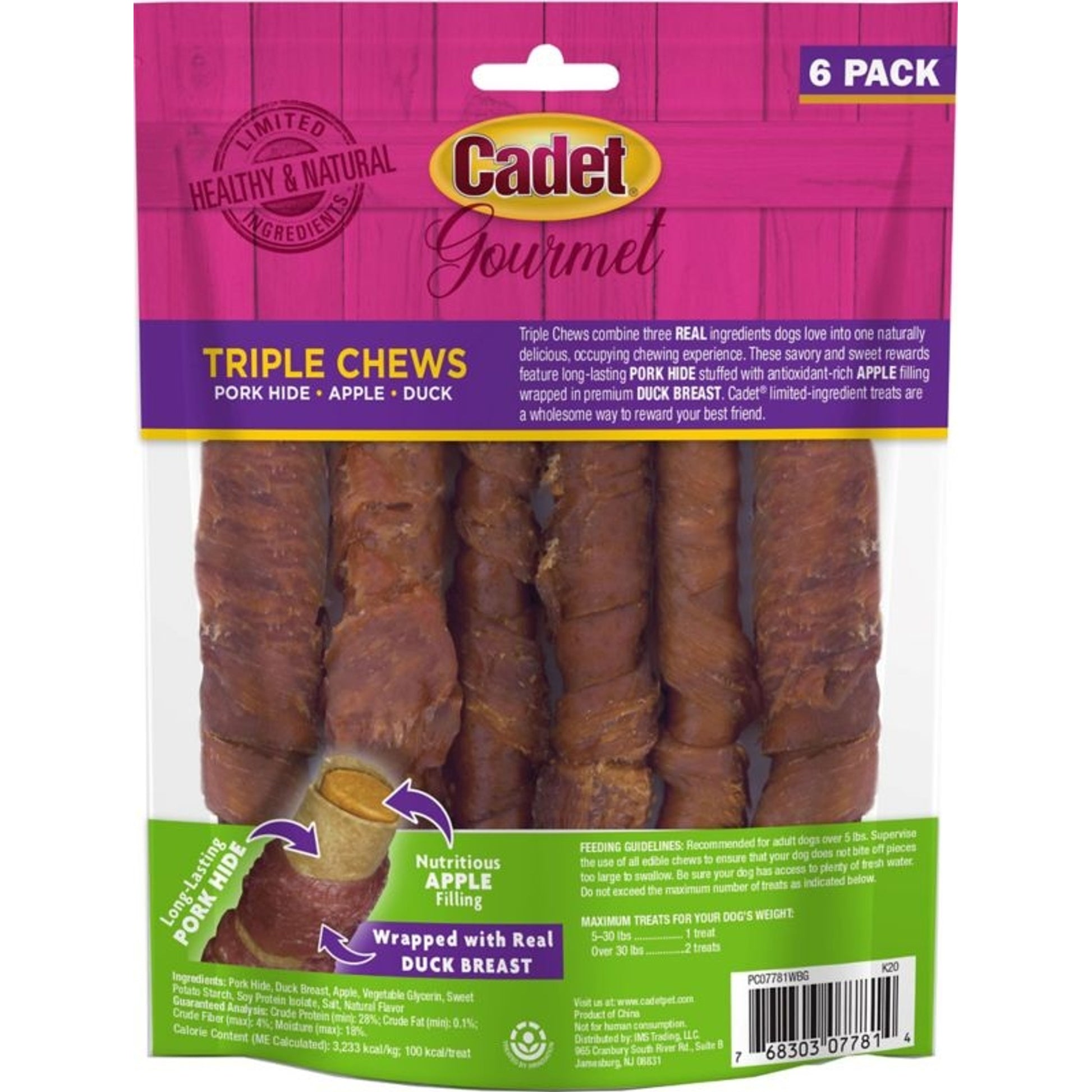 Cadet Gourmet Triple Chews