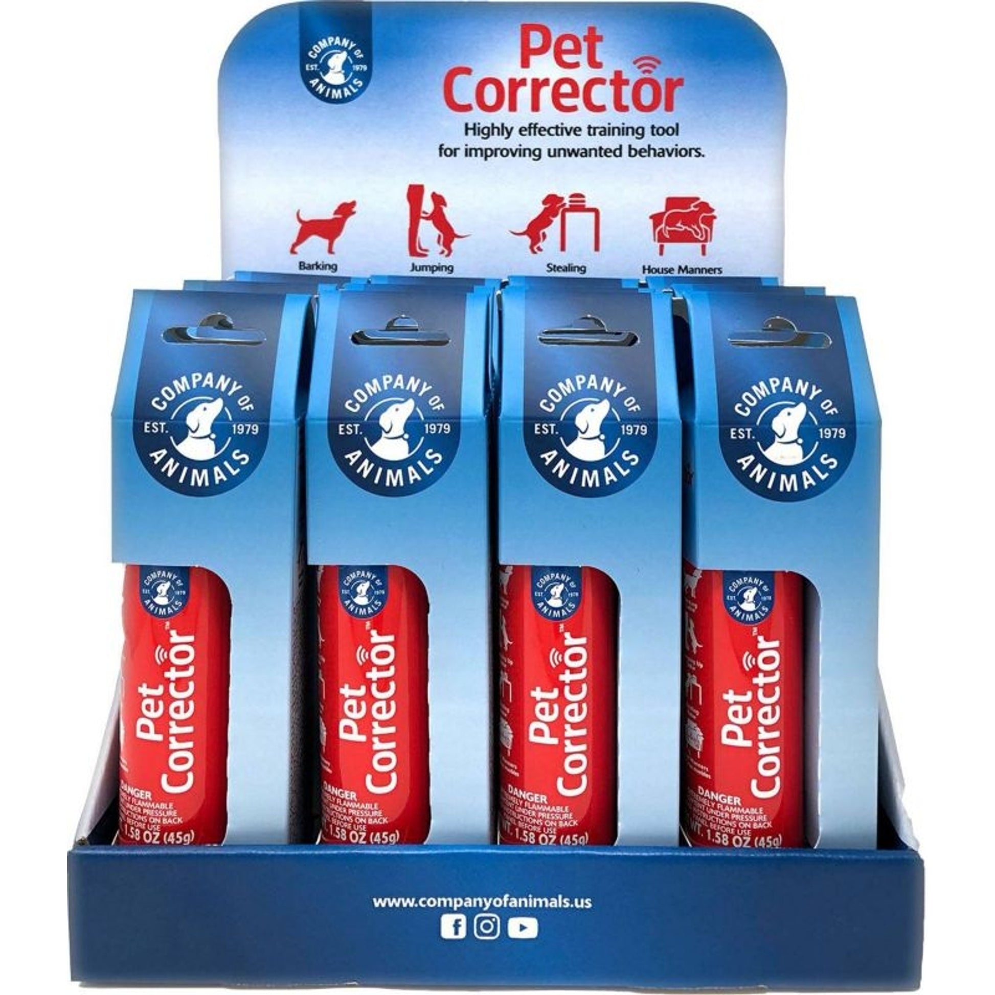 Pet Corrector Stops Barking Display 12 Pieces 50Ml