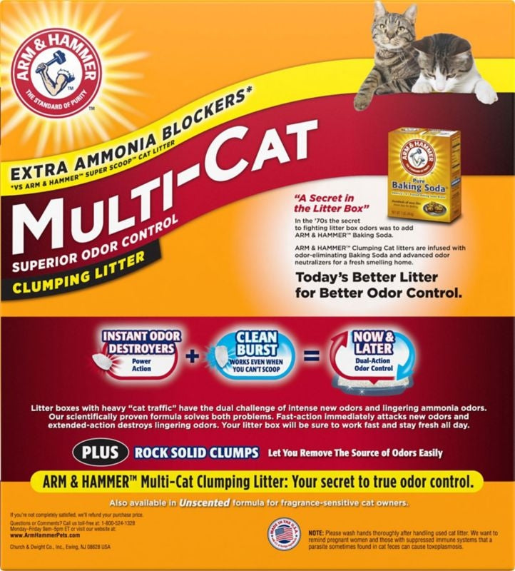Arm And Hammer Multi Cat Clumping Litter