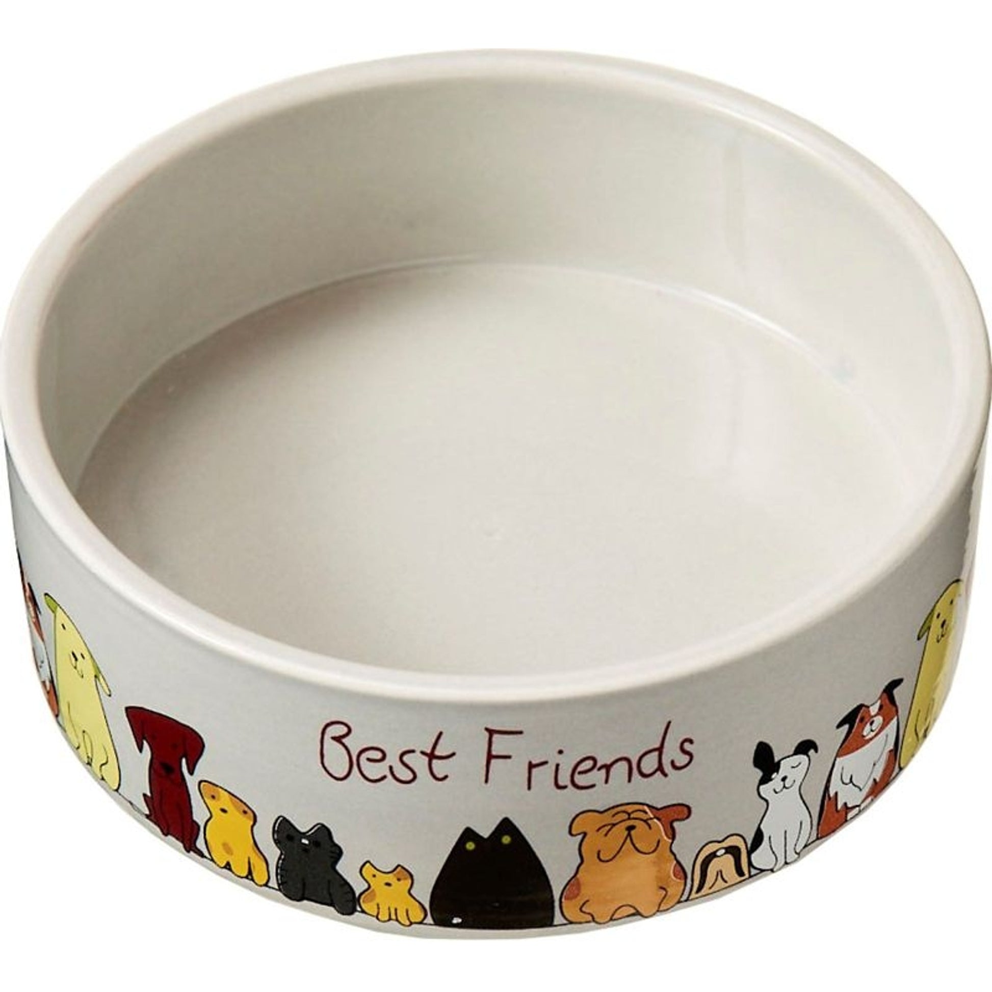 Spot Stoneware Dog Dish