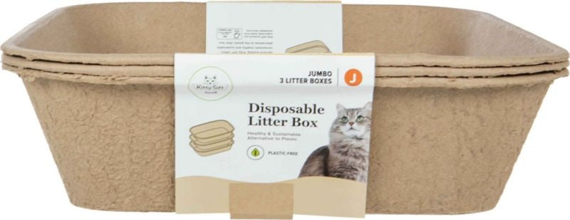 Kitty Sift Disposable Cat Litter Box 3Pk