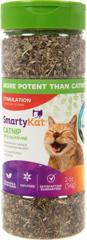 Smartykat Catnip And Silvervine Cat Attractant