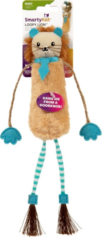 Smartykat Loopy Lion Door Hanging Catnip Cat Toy