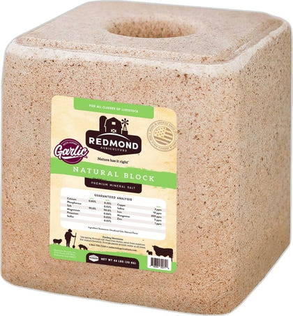 Redmond Natural Mineral Block With Garlic 44 Lb