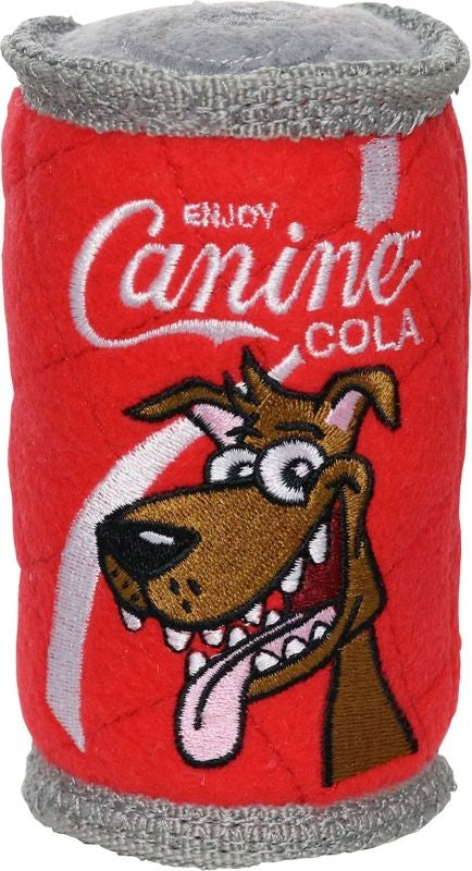 Tuffy Soda Can Canine Cola Durable Soft Dog Toy