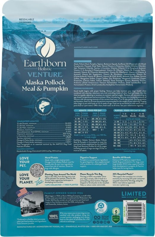 Earthborn Holistic Venture Dog Food