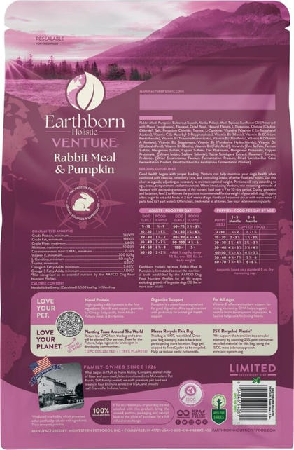 Earthborn Holistic Venture Dog Food