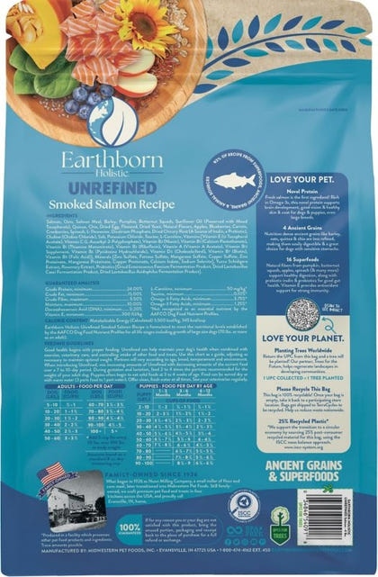 Earthborn Holistic Unrefined Dog Food
