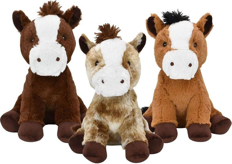 Multipet Sittting Horse Plush Dog Toy