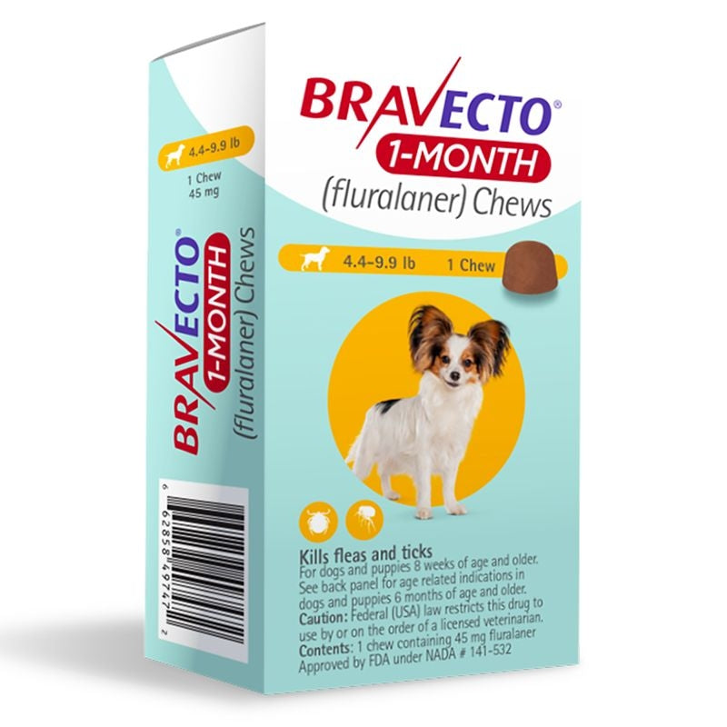Bravecto Chews 1 Month Supply