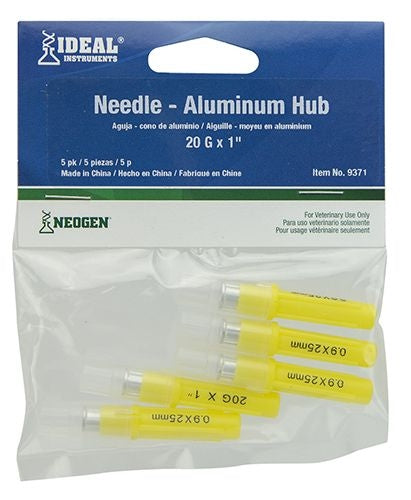 Ideal Aluminum Hub Needle 5 Pack