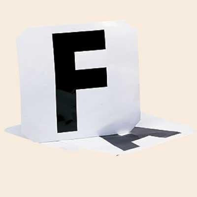 Dressage Adhesive Arena Letters