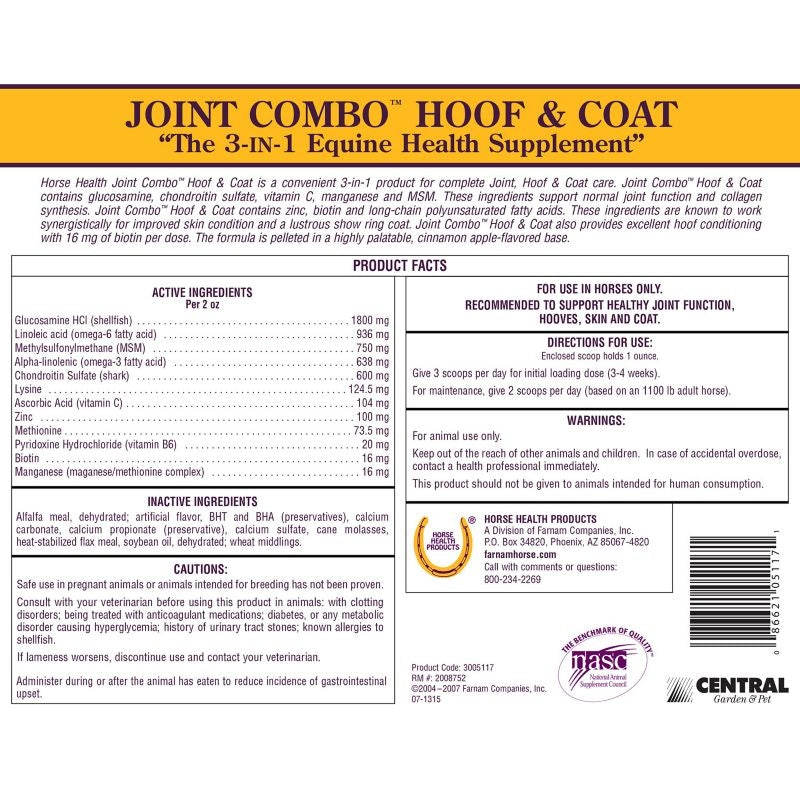 Horse Health Joint Combo Hoof & Coat